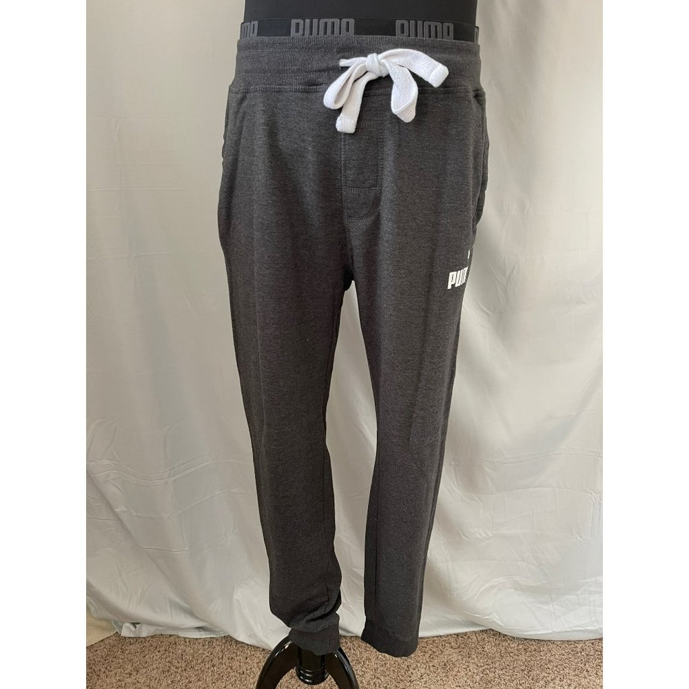 Puma Dark Gray Front Drawstring Joggers - Picture 9 of 12